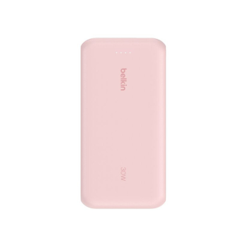 Belkin BPB024 30W 20K Entegre Kablolu Powerbank - Pembe
