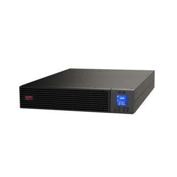 APC Easy UPS On-Line 1000VA Rackmount 2U 230V 3x IEC C13 outlets Intelligent Card Slot LCD W/O rail kit