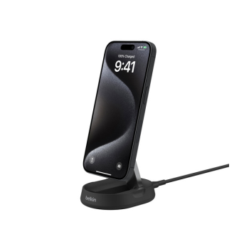 Belkin WIA008 Boostcharge Pro Katlanabilir Manyetik Qi2 15W Şarj Standı - Siyah