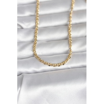CM 14K Gold Renk Zincir Model 60 cm Kadın Kolye - Lisinya