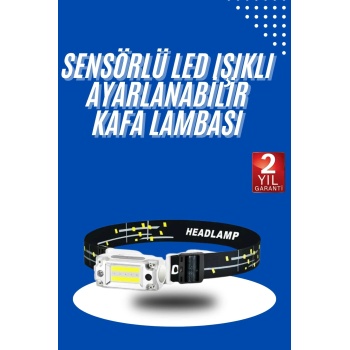 Kafa Lambası, Su Geçirmez Kafa Feneri 3 Mod Aydınlatma - Lisinya
