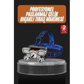 El Feneri Süper Kafa Lambası 4 Modlu 5 Led Kafa Feneri - Lisinya