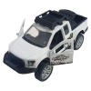 Çek Bırak Metal Arazi Aracı 13 cm - Beyaz