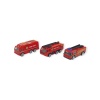 3lü İş Makinaları Road Seti - Die Cast - DS044 - İtfaiye