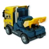 Metal Tır 1:24 - Sesli Işıklı Tır 13 cm - Sarı