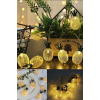 Dekoratif Pilli Pineapple Ananas Pilli Şerit Led Işık (1 Metre) ( Lisinya )