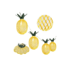 Dekoratif Pilli Pineapple Ananas Pilli Şerit Led Işık (1 Metre) ( Lisinya )