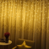 8 Fonksiyonlu 16 Saçaklı Perde Led 3 X 1 (günışığı) ( Lisinya )