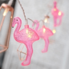 10lu Pilli Led Flamingo Dekoratif Işık Zinciri Aydınlatma 1,5 Mt ( Lisinya )