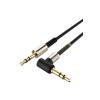 3.5mm Aux Kablosu Jak Erkek Erkek L Tipi 1 Metre Ses Aktarım Kablosu ( Lisinya )
