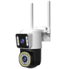 4mp Yoosee Çift Lens Ip Kamera - Wıfı Açık Otomatik İzleme, Su Geçirmez Kablosuz Güvenlik Ev Kamerası, Renkli Gece Görüş ( Lisinya )