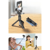 Masaüstü Tripod Olabilen Telefon Tutuculu Kablosuz Kumandalı Selfie Çubuğu ( Lisinya )