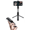 Masaüstü Tripod Olabilen Telefon Tutuculu Kablosuz Kumandalı Selfie Çubuğu ( Lisinya )