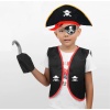 Korsan Yelek + Şapka + Kanca + Maske Çocuk Boy 4-6 Yaş (4767) - Lisinya