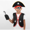 Korsan Yelek + Şapka + Kanca + Maske Çocuk Boy 4-6 Yaş - Lisinya