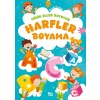 Minik Eller Boyuyor – Harfler Boyama Kitabı (Örnek li)