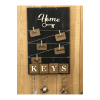Dekoratif Home Keys Ahşap Resimlik Ve Notluk (kahverengi) ( Lisinya )