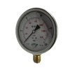 Manometre Gliserinli Alttan Çıkışlı Q100 - 0 - 100 Bar 1/2 (Lisinya)