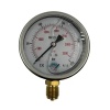 Manometre Gliserinli Alttan Çıkışlı Q100 - 0 - 250 Bar 1/2 (Lisinya)