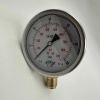 Manometre Gliserinli Alttan Çıkışlı Q100 - 0 - 60 Bar 1/2 (Lisinya)
