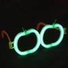 Glow  Elma Gözlük - Glow Partisi Gözlüğü - Glow Stick Gözlük 12 Adet