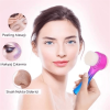 Çift İşlevli Renkli Cilt Yüz Temizleme Fırçası Peeling Masaj Etkili Gözenek Temizleyici Alet ( Lisinya )