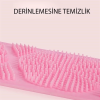 Çift Taraflı Banyo Hamam Lifi Silikon Masajlı Yumuşak Duş Lifi Uzun Ömürlü Hazır Banyo Keses ( Lisinya )
