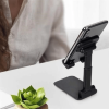 Siyah Aynalı Cep Telefonu Sabitleyici Stand Katlanabilir Ayarlanabilir Telefon Standı ( Lisinya )