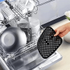 Renkli Isıya Dayanıklı Yıkanılabilir Silikon Fırın Ve Airfryer Kare Pişirme Matı 21,5 Cm ( Lisinya )