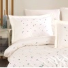 Çift Kişilik Poplin Premium Nakışlı Nev Spring Krem