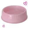 Kedi Köpek Plastik  Ve Su Kabı 20 cm - 200 ml Pembe