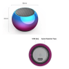 Portatif Taşınabilir Bass Ses Topu Bombası Mini Kablosuz Wireless Bluetooth Hoparlör Speaker ( Lisinya )