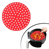 Lisinya® Renkli Isıya Dayanıklı Yıkanılabilir Silikon Fırın Ve Airfryer Yuvarlak Pişirme Matı 20 Cm ( Lisinya )