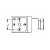 Pnömatik Valf Ventil Geniş Soket 18mm 12/24/110/220V Ac/Dc (Lisinya)