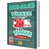 Tasarı DGS ALES Türkçe 20 Günde Tam Tekrar Soru Bankası