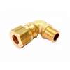 Sarı Pirinç Yüksüklü Dirsek 9.52mm - 1/4 (Lisinya)