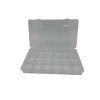 Organizer Plastik Kutu Box 18 Sabit Bölmeli 145x255x35mm (Lisinya)