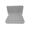 Organizer Plastik Kutu Box 18 Sabit Bölmeli 185x295x40mm (Lisinya)