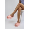 WG500 Köpekbalığı Pembe Unisex Tam Ortopedik Terlik Shark Slides - Lisinya