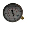Manometre Gliserinli Alttan Çıkışlı Q100 - 0 - 1000 Bar 1/2 (Lisinya)