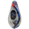 Star Diving Dalış Maskesi ve Snorkel Yetişkin - 51711-MAVİ (Lisinya)