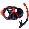 Star Diving Dalış Maskesi ve Snorkel Yetişkin - 51711-KIRMIZI (Lisinya)