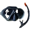 Star Diving Dalış Maskesi ve Snorkel Yetişkin - 51711-SİYAH (Lisinya)