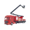 Metal İtfaiye Arabası - Merdivenli 26cm - 706-43 (Lisinya)