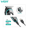 Vgr V-075 T Bıçak Sıfır Kesim Lcd Ekran Şarjlı Tıraş Makinesi - Lisinya