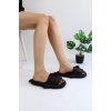 WG500 Köpekbalığı Siyah Unisex Tam Ortopedik Terlik Shark Slides - Lisinya