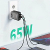 65w Hızlı Şarj Edebilen Type C Uçlu Şarj Aleti ( Lisinya )