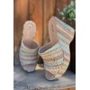 Tlay Kilim Desenli Dolgu Topuk Terlik - Lisinya