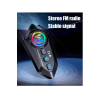 Y12  Motor Kask Kulaklık Rgb Modlu Radyolu Motosiklet Kulaklık 5.3 Bluetooth Intercom - Lisinya