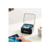Nostalji Mini Plak Görünümlü Radyolu Bluetooth Hoparlör 3d Ses Dalgası Retro Müzik Plak Siyah - Lisinya